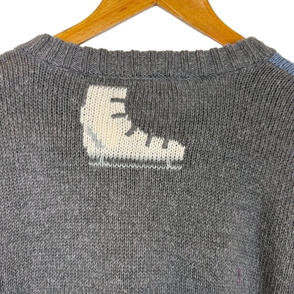 Northern Reflections Knit Cardigan Sweater XL Fair Isle Nordic Polar Bear Skater - Picture 7 of 12